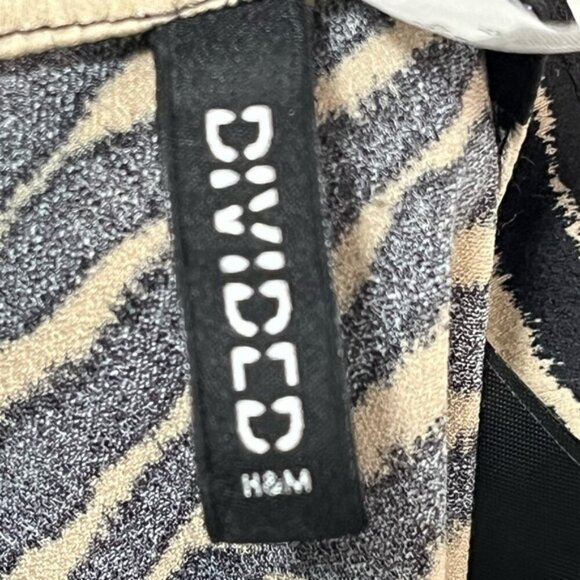 H&M Divided Zebra Print Midi Skirt - Women’s Size 12 - Picture 5 of 10